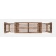 preview thumbnail 15 of 13, Bradford Extendable Solid Mango Hardwood Bench by Jofran