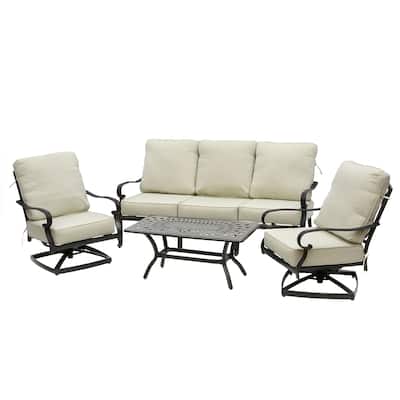 Windsor Collection 4-Piece All-Weather Conversation Set - 74 inches