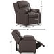 preview thumbnail 10 of 10, Deluxe Padded Kids Sofa Armchair Recliner Headrest Children w/ Storage - Single