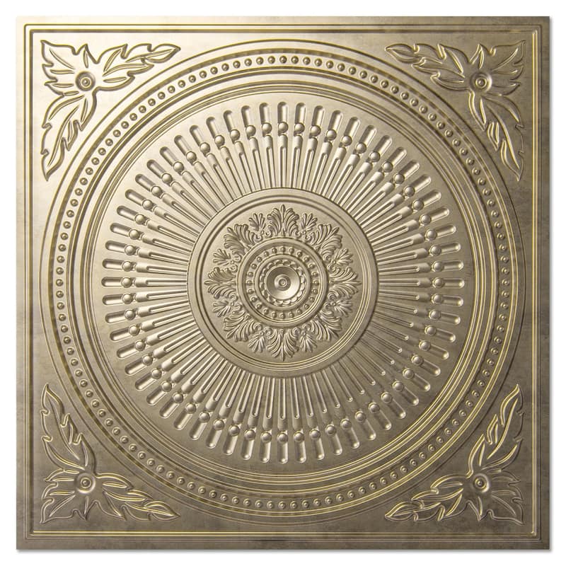 Art3d 12-Pack Drop Ceiling Tiles 24''X24'', Decorative PVC Ceiling Panels