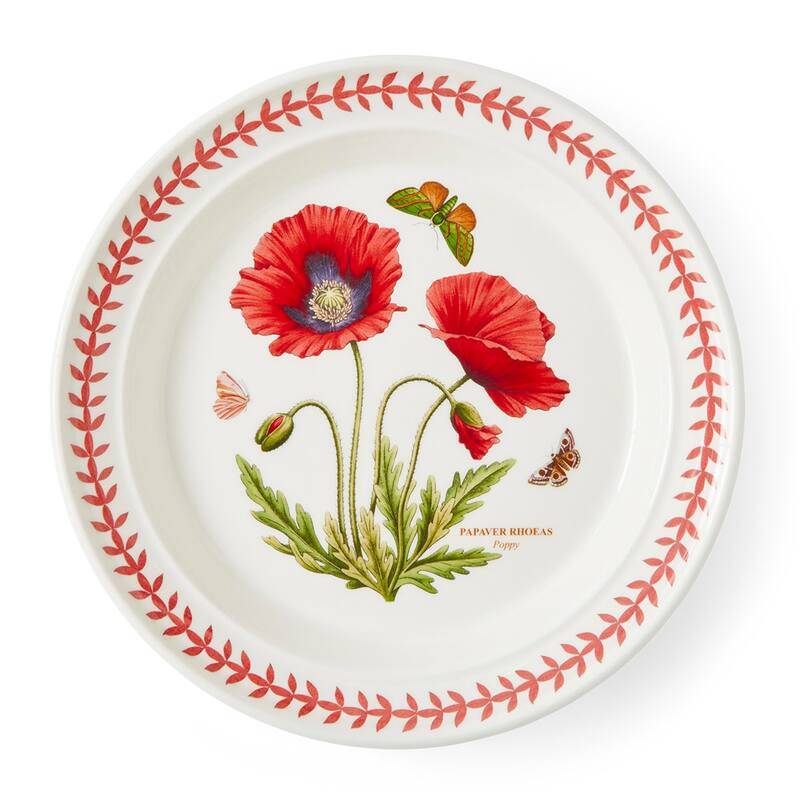 Portmeirion Botanic Garden Set of 6 Meadow Dinner Plates - 10.5 in