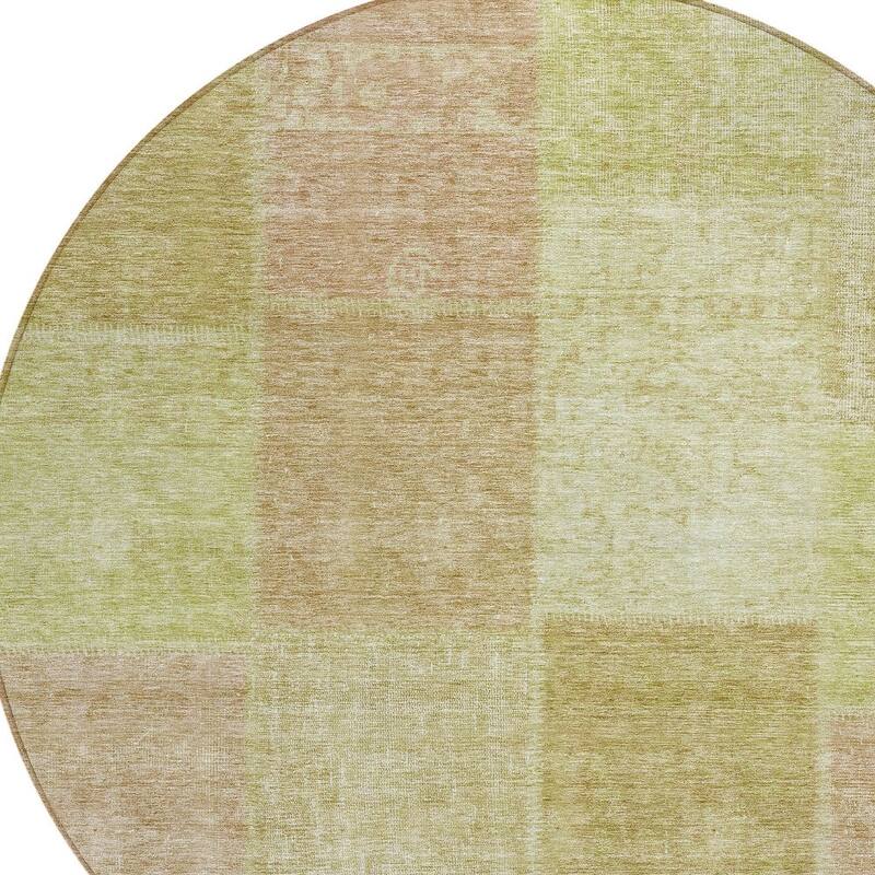 HomeRoots Patchwork Transitional Rectangle Outdoor Rug