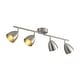 preview thumbnail 6 of 12, Contemporary 4-Light Adjustable Arm Track Light Semi-flush Mount - 31.9 in