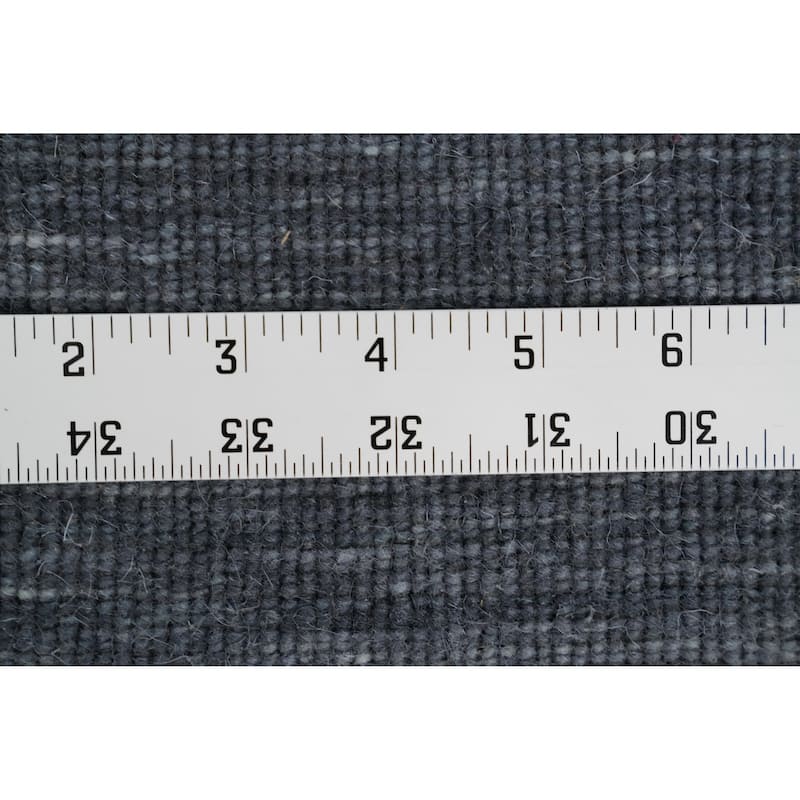 Hand Knotted Oriental 100% Wool Carpet Tribal Animal Pictorial Navy Blue & Blues Gabbeh Area Rug - 9' 11'' X 8' 0''