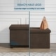 preview thumbnail 24 of 62, Nestl Storage 30-In Storage Ottoman Bench with Storage Bins for Bedroom - Folding Foot Rest Ottoman with Storage for Living Room