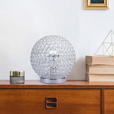 Crystellen 13" Musical Crystal Table Lamp