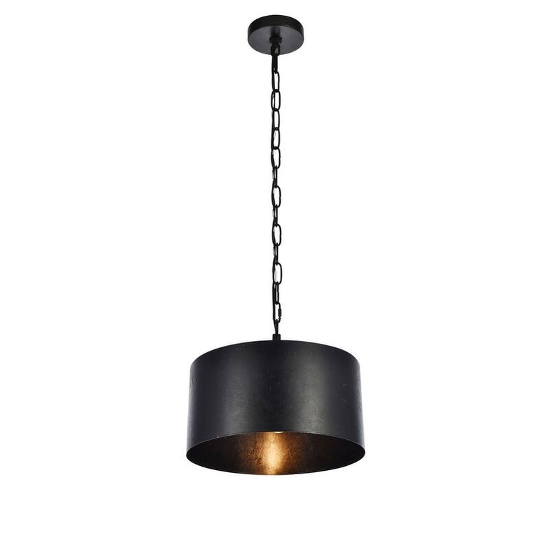 Miro Collection Pendant D15 H9.25 Lt:1 Vintage Black Finish