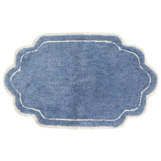 Home Weavers Allure Collection Absorbent Cotton, Machine Washable and Dry Bath Rugs
