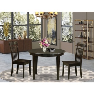 Retro Kitchen Dining Set - 5 Piece Table & Chairs - Solid Wood Dinette ...