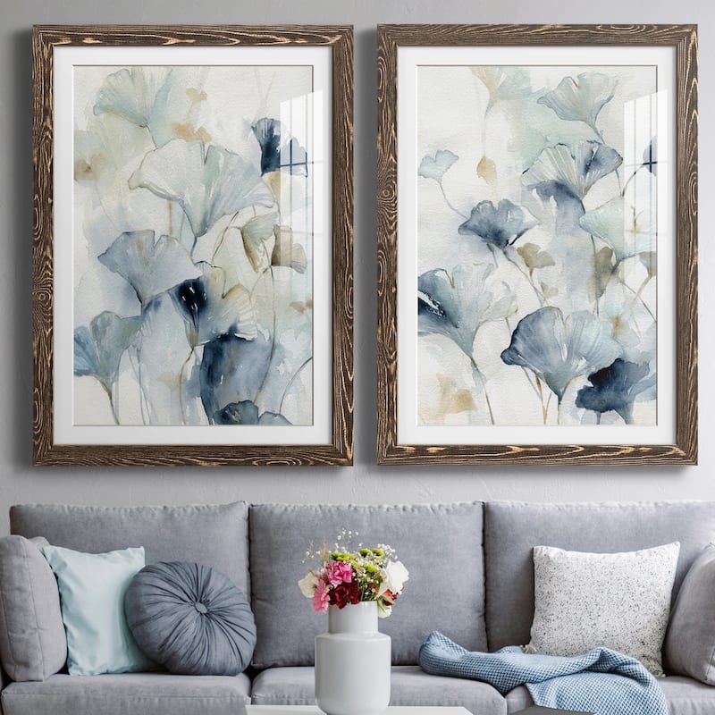 Indigo Ginkgo I-Premium Framed Print - Ready to Hang