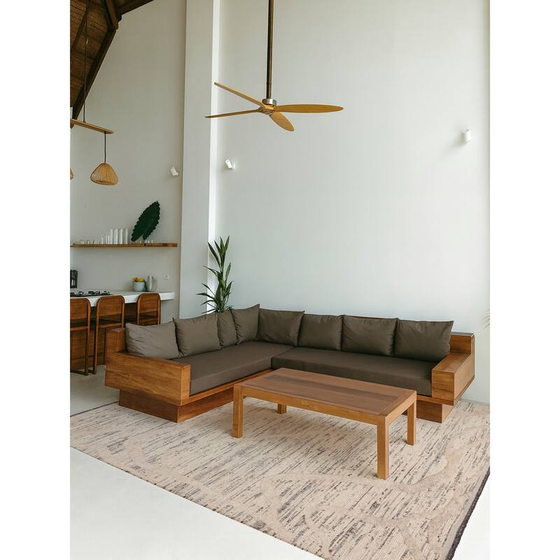 ECARPETGALLERY Hand-knotted Looma Ivory Wool Rug - 8'3 x 9'10