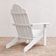 preview thumbnail 26 of 55, Patio HDPS Adirondack Chair Plastic Weather Resistant Outdoor Chairs Set of 4 - 30 in.W x 35 in.D x 36.5 in.H