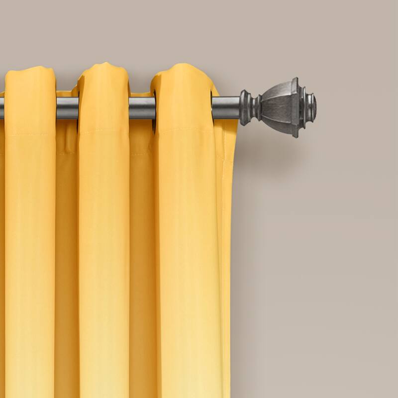 Lush Decor Ombre Fiesta Room Darkening Window Curtain Panel Pair