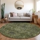 preview thumbnail 26 of 135, Machine Washable Indoor/ Outdoor Boho Traditional Chantille Rug Olive - 8' x 8'