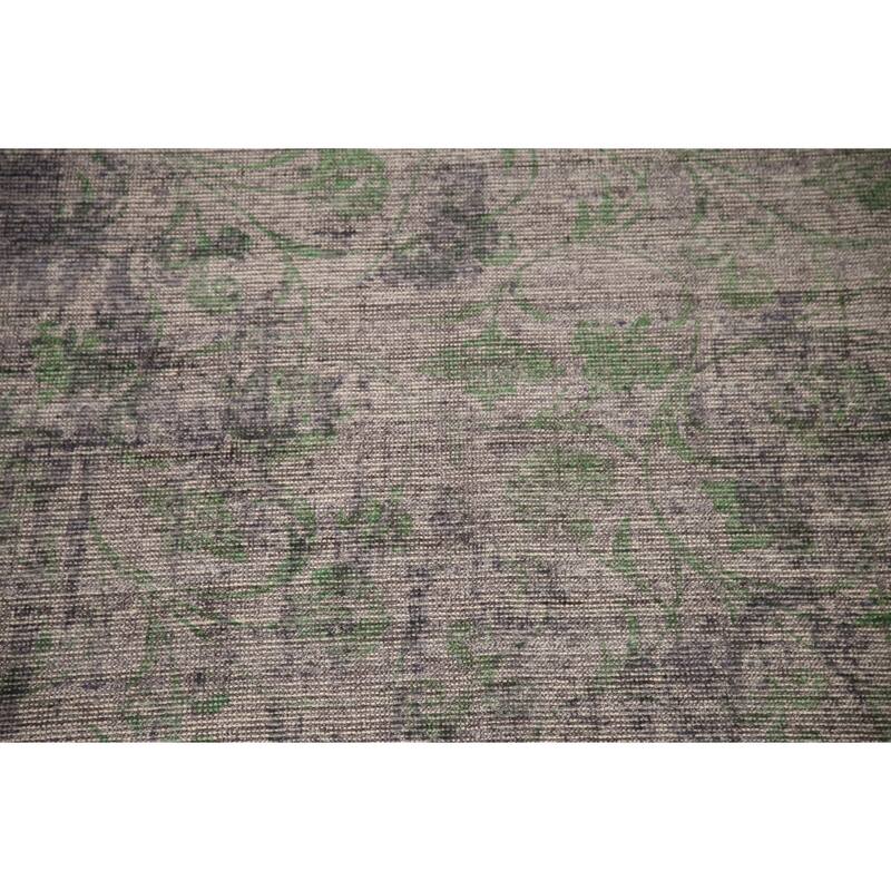 Modern Indian Abstract Rug Handmade Wool Carpet - 8'0"x 9'9"