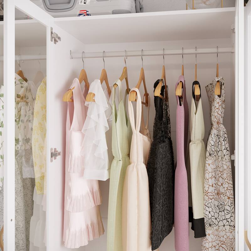 Chic Modular Closet System Wardrobe Units Armoires Home Organization