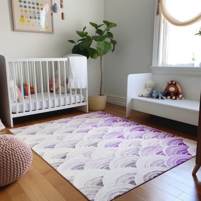 Premium Washable Super Soft Modern Sunrise Mayfield Rug
