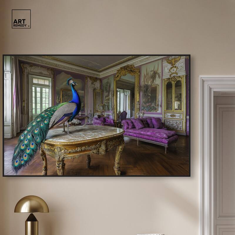 Royal Plumage Canvas by Art Remedy