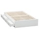 preview thumbnail 6 of 5, OS Home and Office Furniture Model 6000 Twin Sized White Mates Bed with Two Drawers