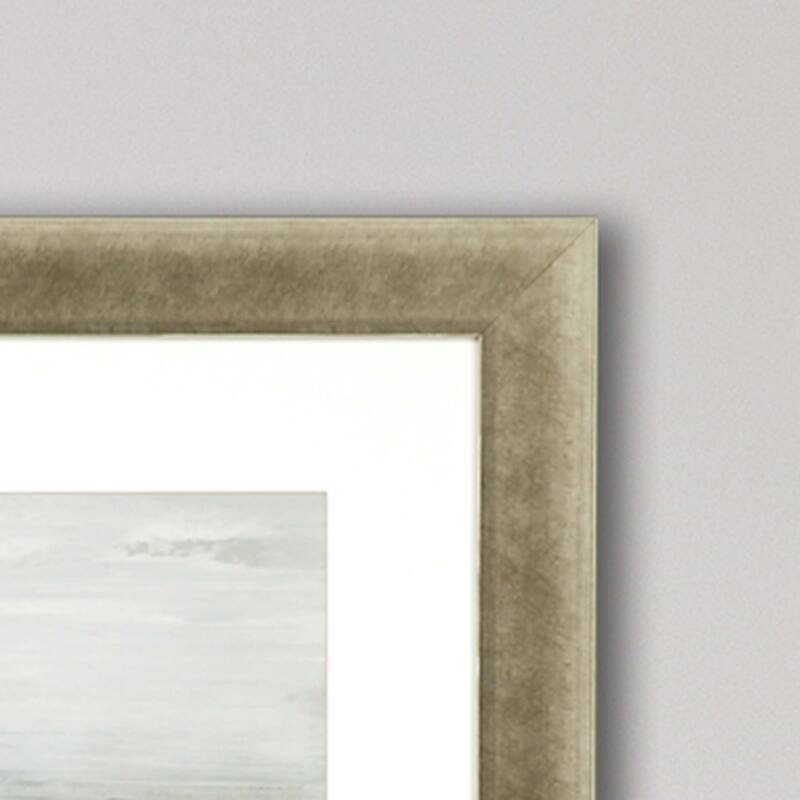 Trees and Creek I Framed Art Giclee Under Glass - Green
