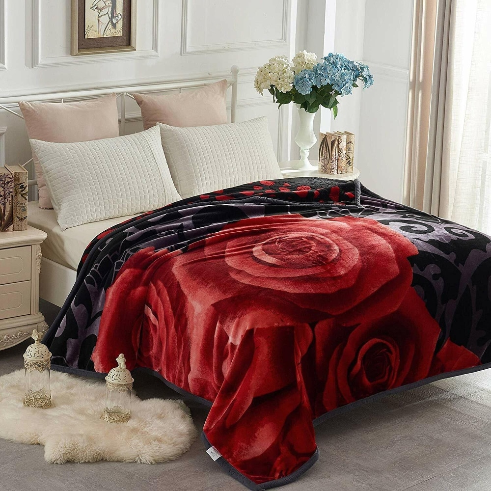 Black bed sales throws king size