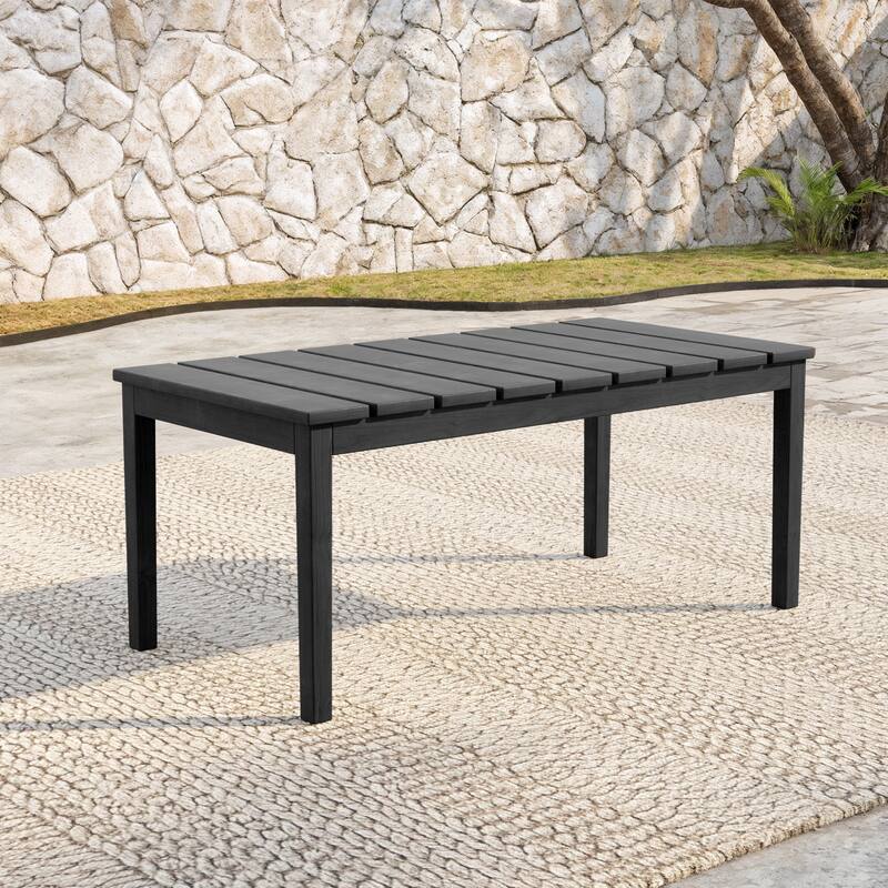 Outdoor Patio Teak Wood Side Table Coffee Table