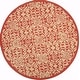preview thumbnail 10 of 16, Martha Stewart by SAFAVIEH Bloomery Cotton Rug 4' Round - Tea rose - Round