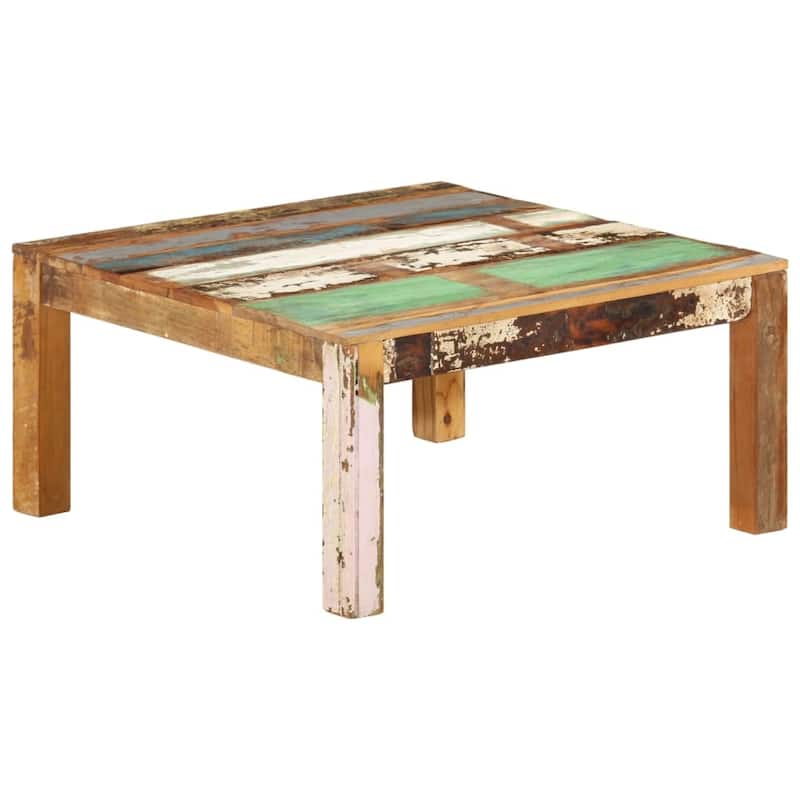 vidaXL Coffee Table Side End Table Living Room Accent Sofa Table Solid Wood