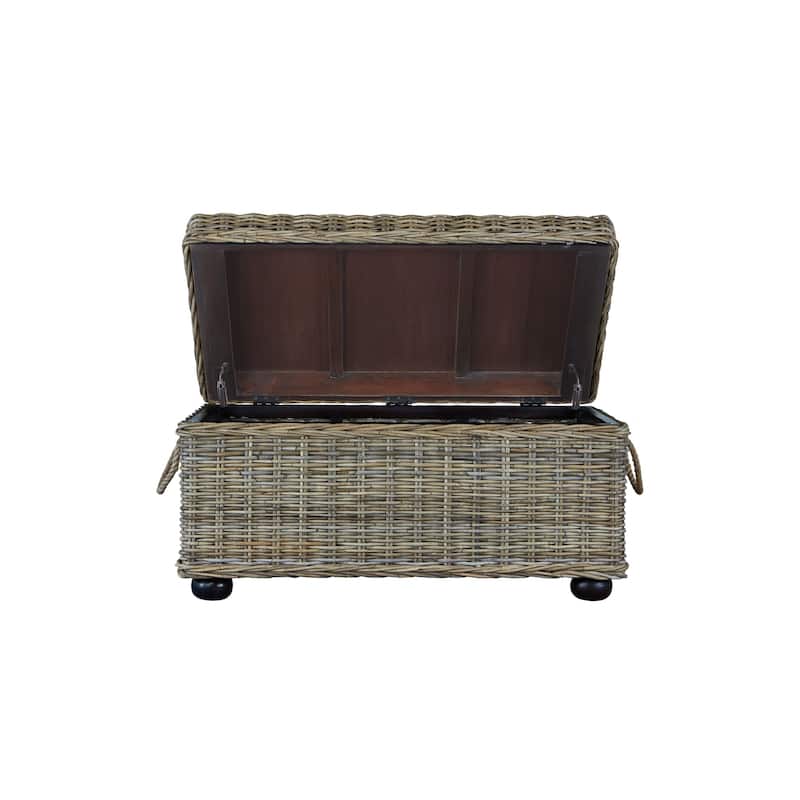 Bauer Kubu Rattan Storage Trunk