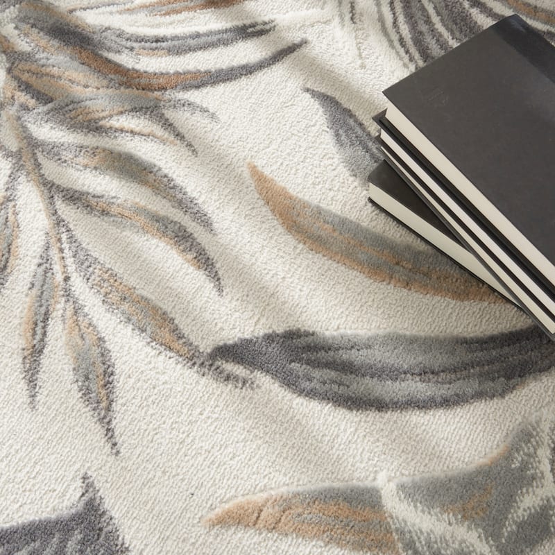 Nourison Seaside Tropical Modern Textured Indoor Rug