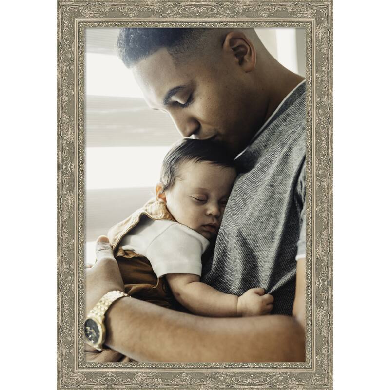 Filigree Picture Frame, Photo Frame - 20x30 - Filigree Silver