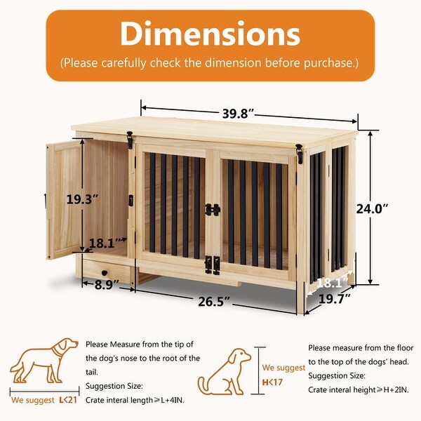 Solid dog cage on sale