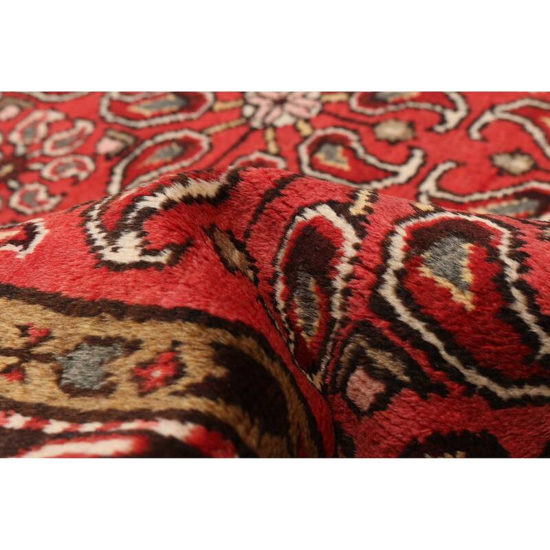 ECARPETGALLERY Hand-knotted Andelz Red Wool Rug - 3'11 x 9'11