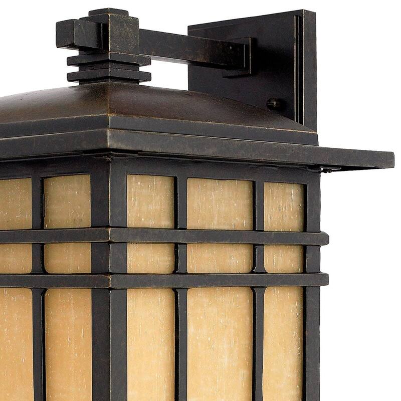 Roseto Hickory 1 Light 16" Tall Outdoor Wall Sconce with Opaque Linen
