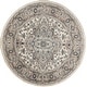 preview thumbnail 84 of 107, Nourison Concerto Classic Persian Medallion Area Rug. 10' x Round - Ivory/Gray