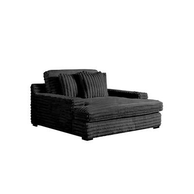 Fairview Home Chair and a Half Chaise - 65.5W x 64D x 37H