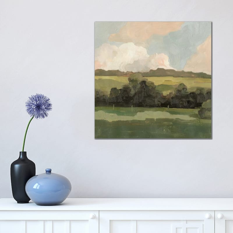 iCanvas "Ochre Evening II" by Emma Scarvey Canvas Print - 18x18x1.5