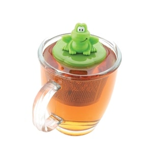 Joie Ribbit Frog Themed Floating Stainless Steel Loose Leaf Tea Cup ...