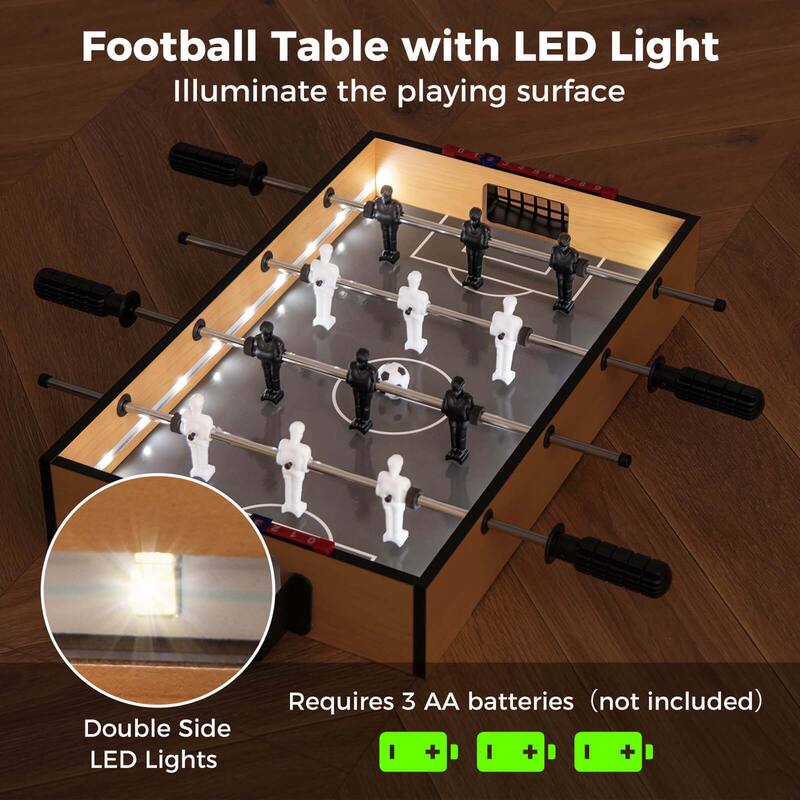 Costway Game Room Size Football Table with Non-slip Handle 2 Footballs - See Details