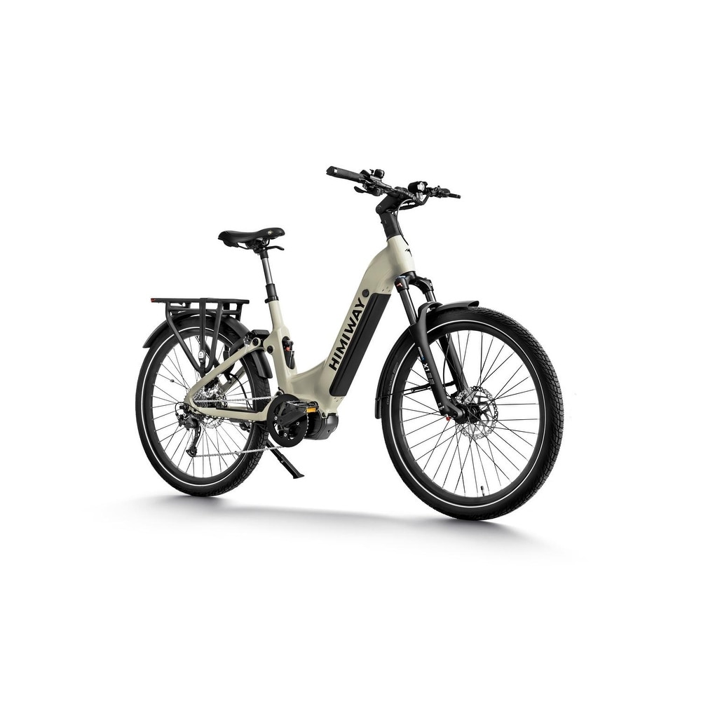 Himiway A7 Pro Electric Bike 4-bar Linkage Suspension 500W Mid-Drive Motor  Torque Sensor 50 Miles 9 Speed - 50 x 108