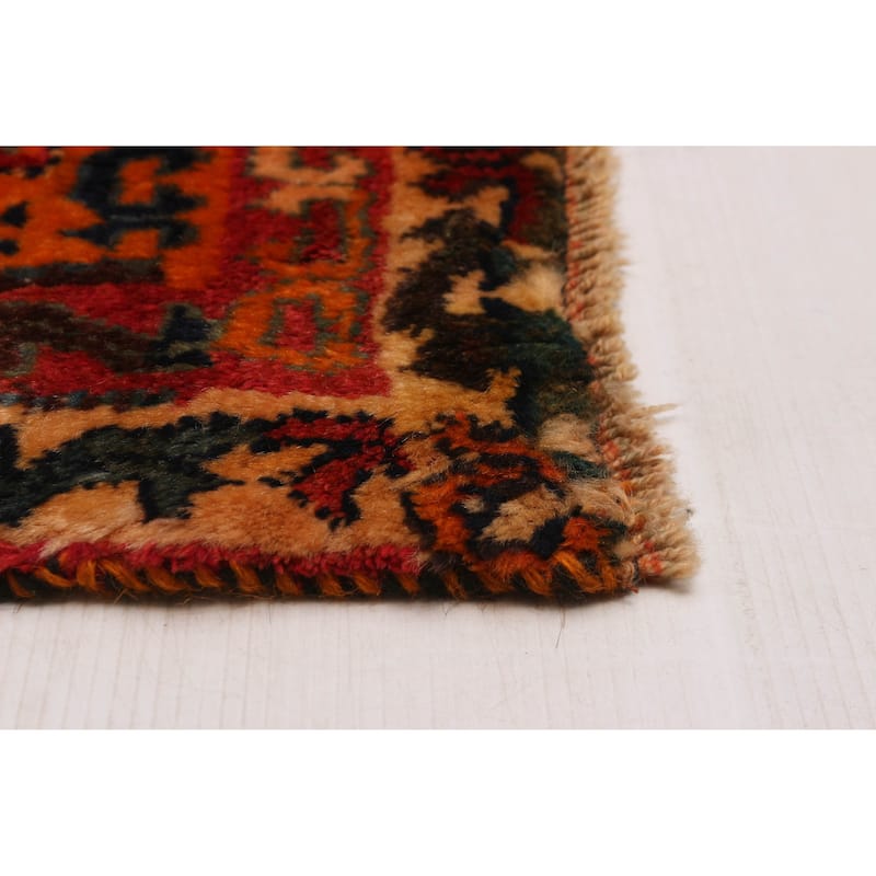 ECARPETGALLERY Hand-knotted Melis Red Wool Rug - 5'0 x 7'7