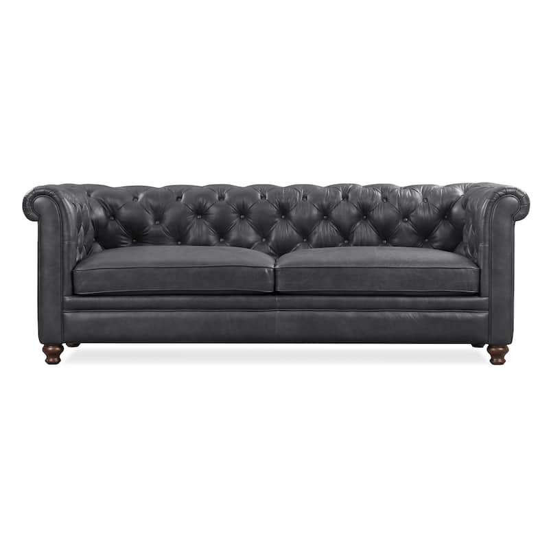 Poly & Bark Lyon 87" Sofa - Full Grain Genuine Italian Leather
