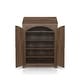 preview thumbnail 19 of 19, DH BASIC Jody Farmhouse Adjustable 4-Shelf Double-Door Shoe Cabinet with Lift-top Storage by Denhour