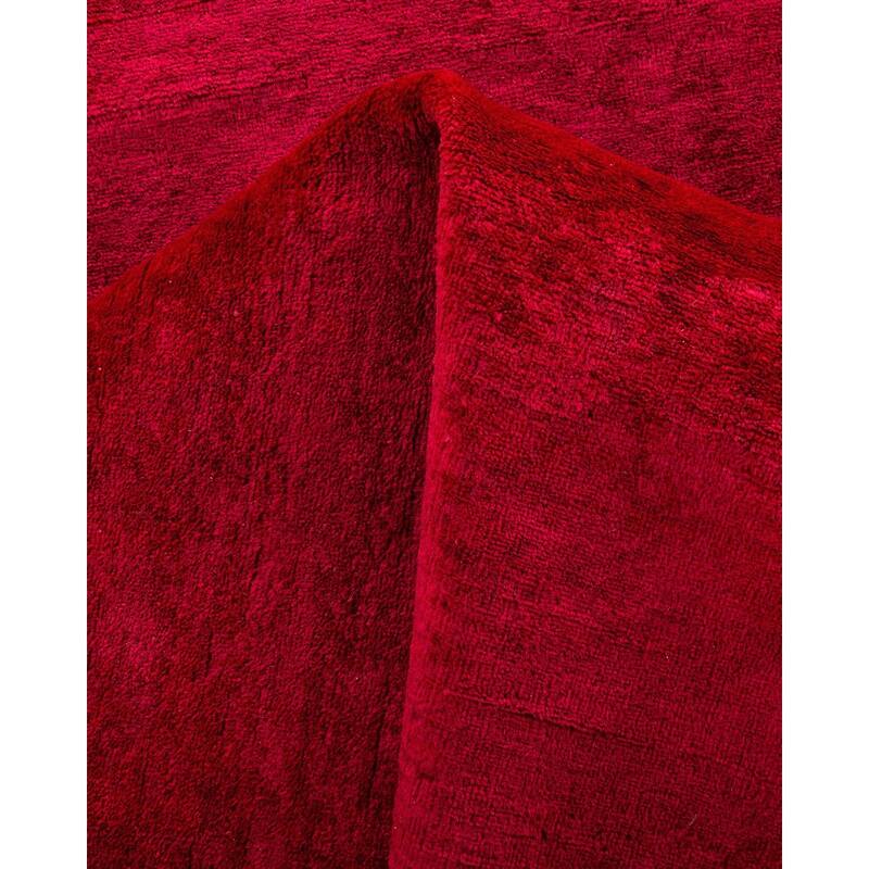Fine Vibrance, One-of-a-Kind Hand-Knotted Runner Rug - Pink, 3' 1" x 18' 8" - 3' 1" x 18' 8"