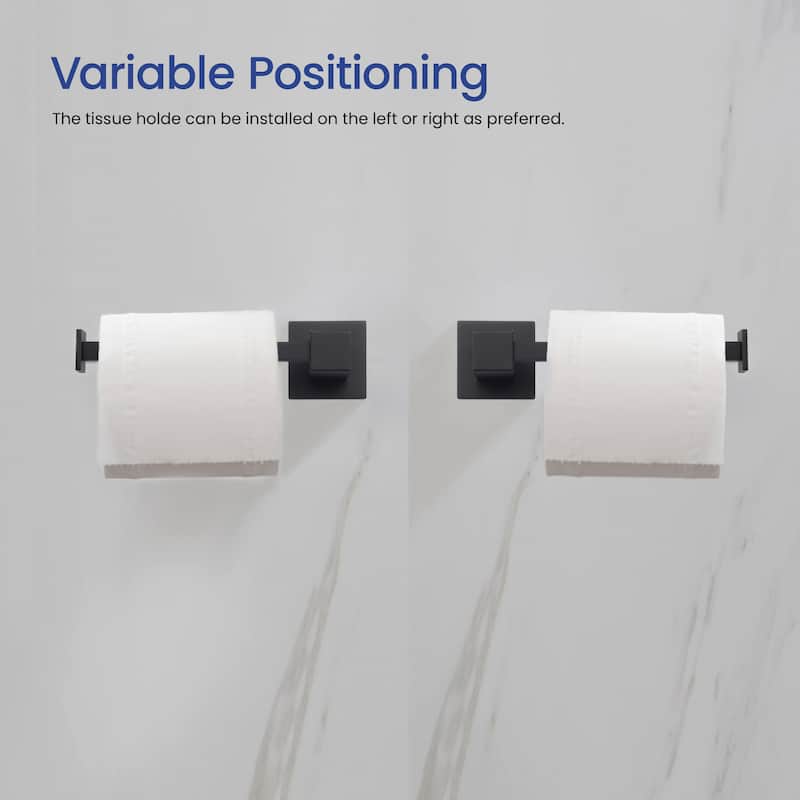 Cube 4-Piece Bathroom Hardware Set