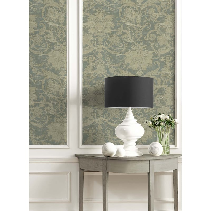 Seabrook Designs Joannie Victorian Unpasted Wallpaper