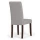 preview thumbnail 81 of 111, WYNDENHALL Normandy Transitional Parson Dining Chair (Set of 2) - 18.1"w x 18.5" d x 39.4" h