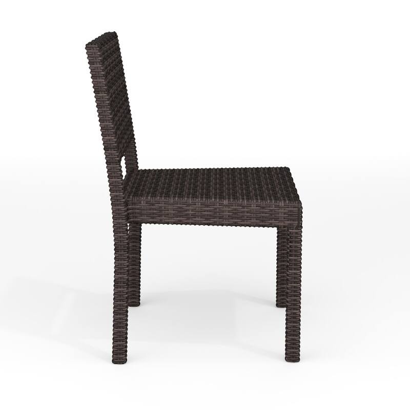 Martha Stewart 9pc Rattan Patio Dining Set - 8 Chairs, Table - 71"D x 39"W x 30"H