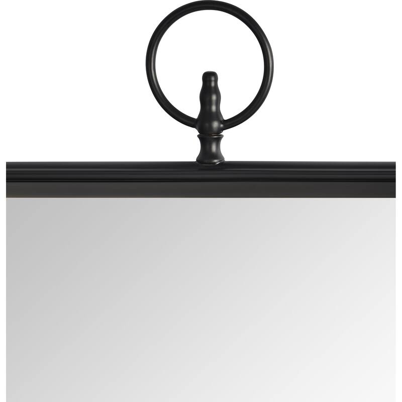 Renwil Priscilla 39.5" Tall Rectangle Wall Mirror, Black