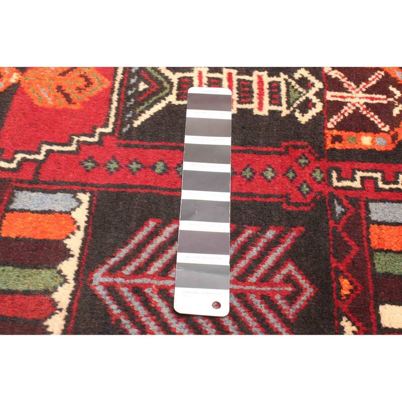 ECARPETGALLERY Hand-knotted Teimani Black Wool Rug - 2'9 x 4'8